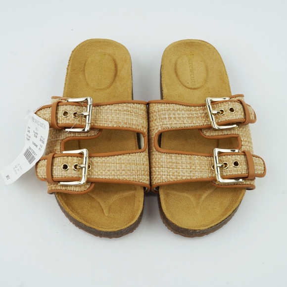 New CREWCUTS JCREW Girls Size 11 K11 Buckle-Strap Sandals in Natural $65 BT233 - Picture 3 of 5